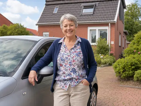 Verkäufer aus Iffezheim mit dem verkauften Fahrzeug